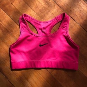 Nike hot pink sports bra